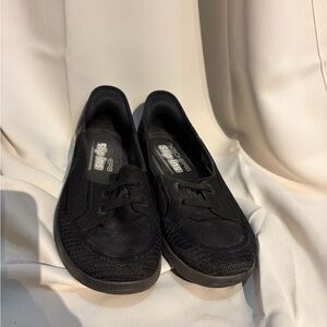 Skechers Women's Black Slip-On Sneakers